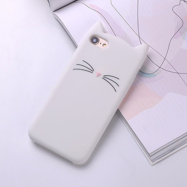 Soft Cat Phone Case for iPhone