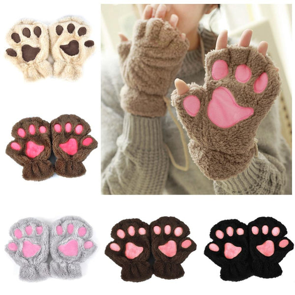 Cat Paw & Claw Furry Gloves - Cat Roar Store