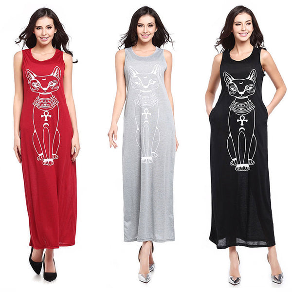 Egyptian Cat Dress - Cat Roar Store