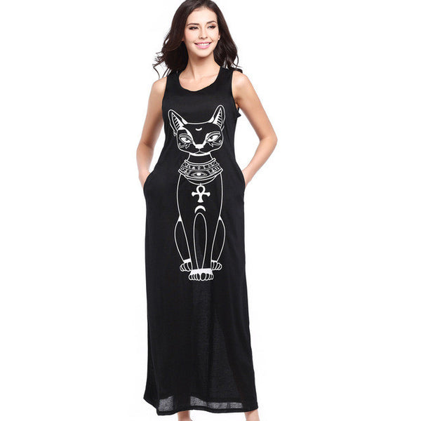 Egyptian Cat Dress - Cat Roar Store
