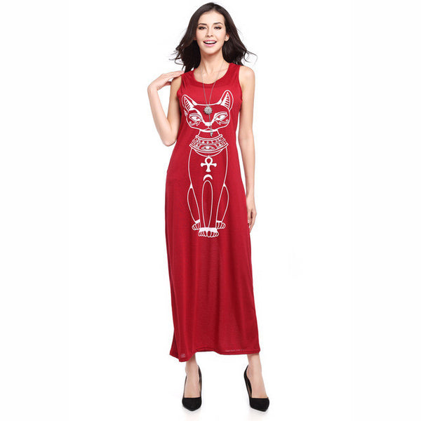 Egyptian Cat Dress - Cat Roar Store