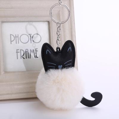 Cute Fur Ball Cat Keychain - Cat Roar Store