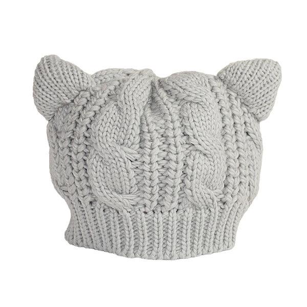 Cat Ear Knitted Beanie Hat - Cat Roar Store
